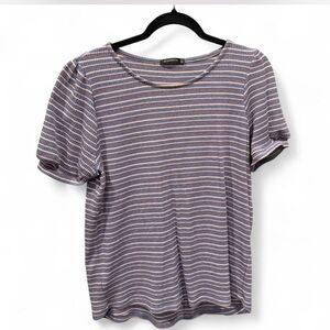 Fitted Striped Short Sleeve T-Shirt